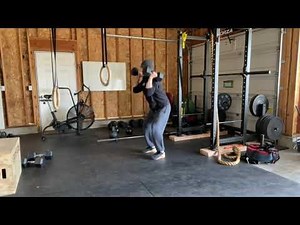 Dumbbell Hang Clean and Push Press