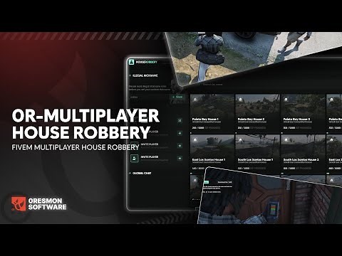 Fivem Multiplayer House Robbery Script (Custom Robbery Weapon, Sync Props) 0R-Houserobbery