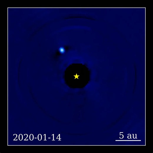 Watch an alien world orbit around its star in 17-year time-lapse