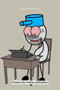 Frame-by-Frame vs Cut-Out Animation #shorts #animation