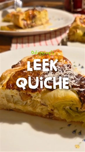 Homemade Leek Quiche! #cooking #요리로그 #quiche #독일일상 #food