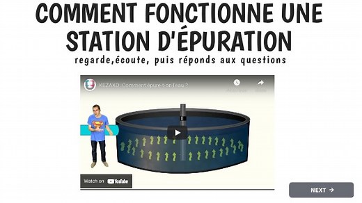 le fonctionnement d'une station d'épuration | Genially