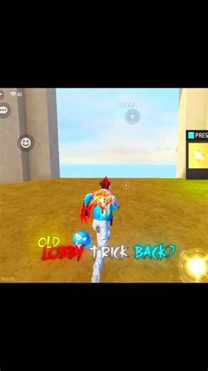 #freefire 🦅#FF OLD LOBBY TRICK BACK 🔥#FF SHORT #VIRAL