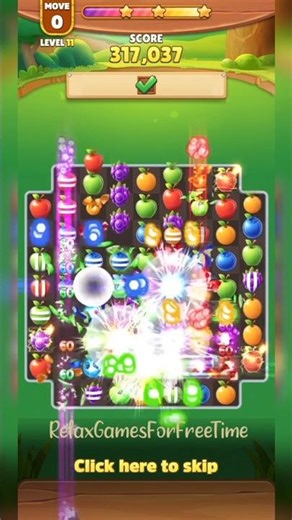 Fruity Crush - Fruity Match - Level 11 gameplay match 3 logoc puzzle casual mobile game walkthrough