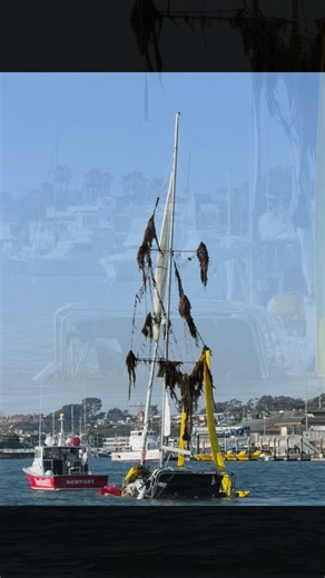 Captain Dustin T Devoe | Boating Lessons on Instagram: "Four people were rescued without injury after their sailboat struck rocks and sank off the coast of Laguna Beach, California, on February 2, 2026. The vessel was later recovered by a Newport Beach tow service. A boom was deployed to manage potential pollution, though no immediate spills were reported. Key Details Incident: A sailboat hit a rock structure a few hundred yards offshore, causing it to sink overnight. Rescue: All four individual
