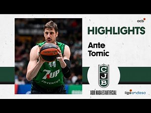 ANTE TOMIC y su partido de alto nivel ante Bàsquet Girona | Liga Endesa 2023-24