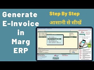 Generate E-Invoice in a single click while generating Sale Bill | how to generate einvoice in marg