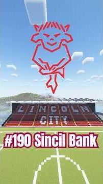 part 190 | Sincil Bank, Lincoln City football Stadium in Minecraft