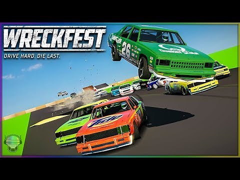 NASCAR STUNT TRACK INSANITY! | Wreckfest