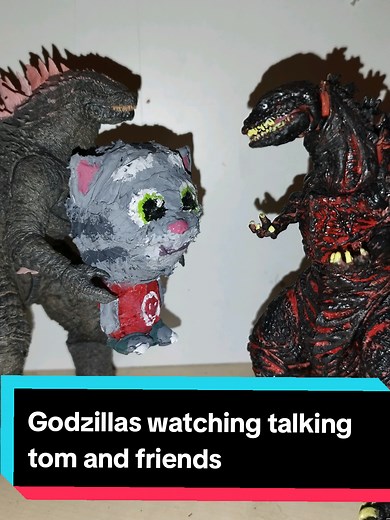 Godzilla Observa a Talking Tom y Sus Amigos
