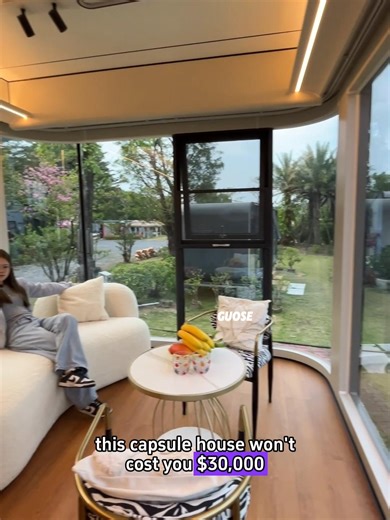 This capsule house won't cost you $30,000 #tinyhome #modularhome #prefabhouse #Guose国色