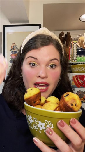 Delicious Inverted Blueberry Muffins with Jiffy Mix