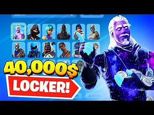 Revealing my $40,000 Fortnite Locker! (FULL TOUR)