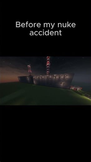Before and after my incident. #chernobyl #minecraft