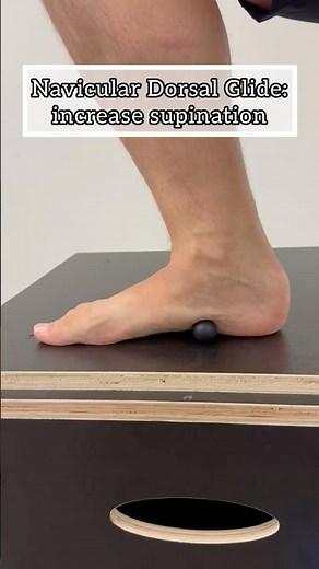 Navicular Dorsal Glide: increase supination