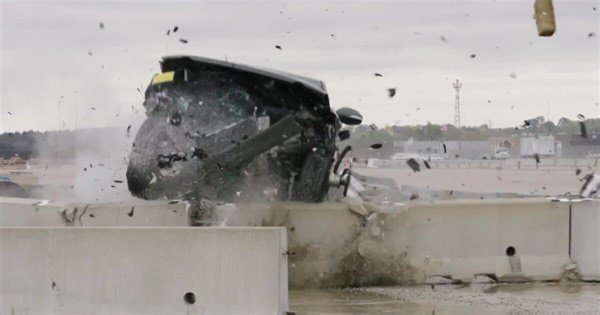 UNL researchers find concerning results in guardrail crash tests involving electric vehicles