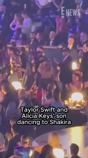 We’re enchanted by this clip of Taylor Swift dancing with Alicia Keys’ son at the #GRAMMYs. #AwardsSeason 🥹❤️ | E! News