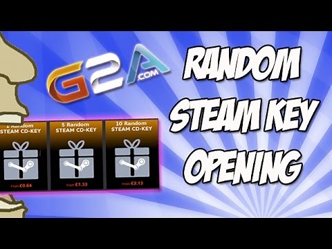 G2A.com 10 Random STEAM CD-KEY Opening!