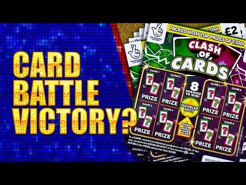 ‘Clash of Cards’ scratch card: will we be victorious? 🃏✌🏻💰 It's the Scratchcard Gameshow!