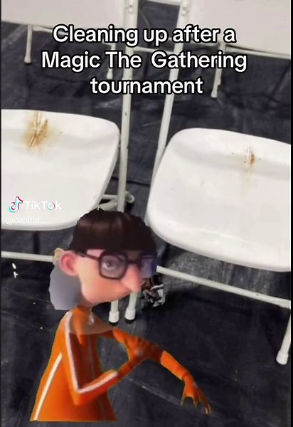Cleaning Up after a Magic The Gathering Tournament