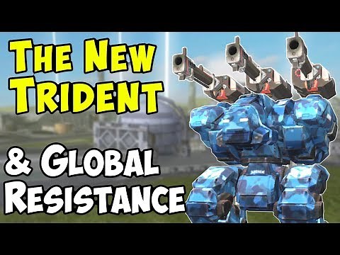 The New Trident & Resistance Update - War Robots Test Server WR