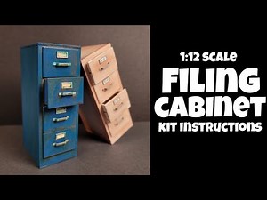 Filing Cabinet KIT Instructions by Bentley House Minis