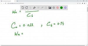The microstructure of an iron-carbon alloy consists of proeutectoid ferrite and pearlite; the mass fractions of these two microconstituents are 0.174 and 0.826, respectively. Determine the concentration of carbon in this alloy. | Numerade