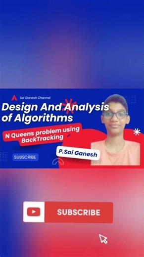 Daa n queens problem using back tracking