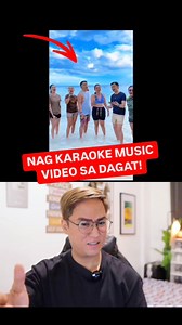 533K views · 10K reactions | Nothing beats Filipino creativity and ingenuity in entertainment production! Nag music video ba naman sa dagat habang live na kumakanta ng “How Far I’ll Go”. Grabe kayo Tropang Singers! Walang tapon sa grupo. | Nephi Axe | Facebook