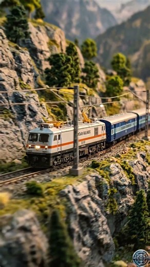 Dangerous Mountain Curve Par Jhukti Train 😲🏔️ | Micro Vehicle Lab