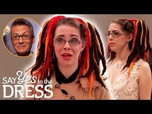 Fire-Breather Bride Wants A Dress That WON'T BURN While She Performs | Say Yes To The Dress
