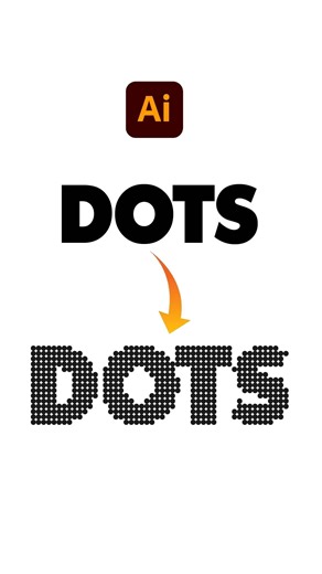 Illustrator Trick: Create a Dotted Text Effect in Seconds!