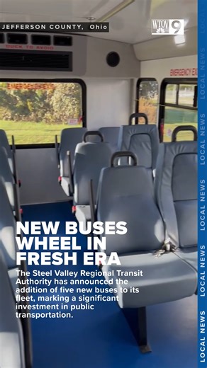 FULL STORY: https://bit.ly/4n30vqI The Steel Valley Regional Transit Authority has announced the addition of five new buses to its fleet, marking a significant investment in public transportation. | WTOV NEWS9