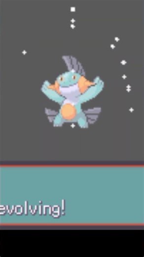 evolving Mudkip #pokemon #pokemonemerald #gameplay