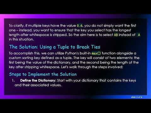 How to Select the Key from a Dictionary by Sorting in Python 2.7