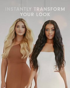 SLAY this fall season with ready to wear hair extensions! 😍 🍂 ✨ 65 colors ✨ 4 textures ✨ Lightweight ✨ Free color matching ✨ Quick and easy install | Glam Seamless