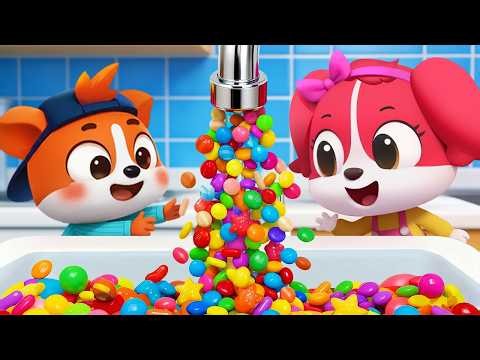 🔴LIVE | Kids Play With Magic Faucet | Save Water | Educational Cartoon | Sheriff Labrador
