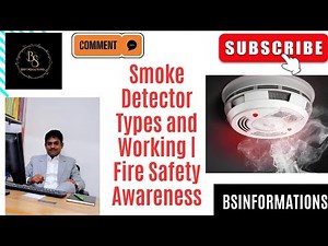 🔥 Smoke Detector Types and Working | Fire Safety Awareness.