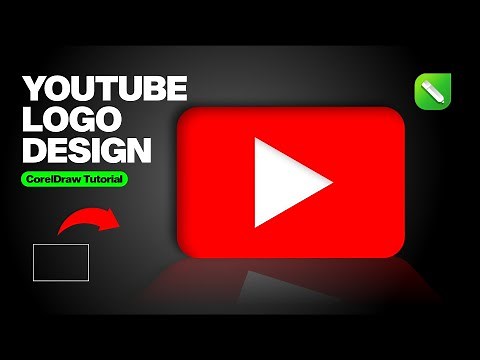 YouTube Logo Design in CorelDraw #hevlendordesigns #coreldrawtutorial