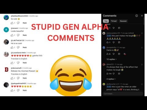 Stupid Youtube comments!