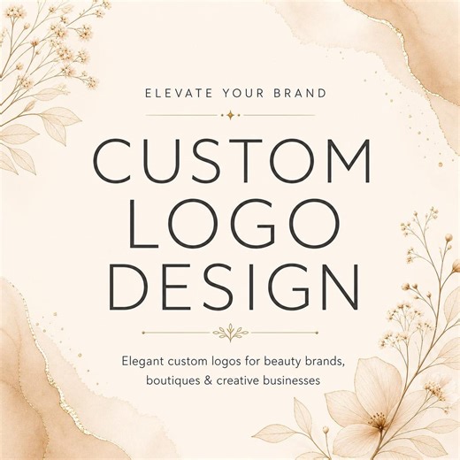 Custom Logo Design | Basic Logo Package | Small Business Logo | Affordable Logo Designer | PNG JPG Files | Fast Delivery - Etsy
