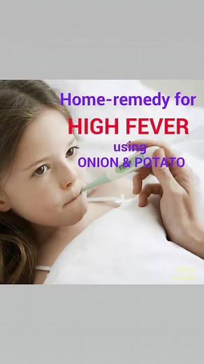 Home remedies for high fever using Onion and Potato Also visit indiannuskhe .com for more home remedies #fever #highfever #health | Indian Nuskhe