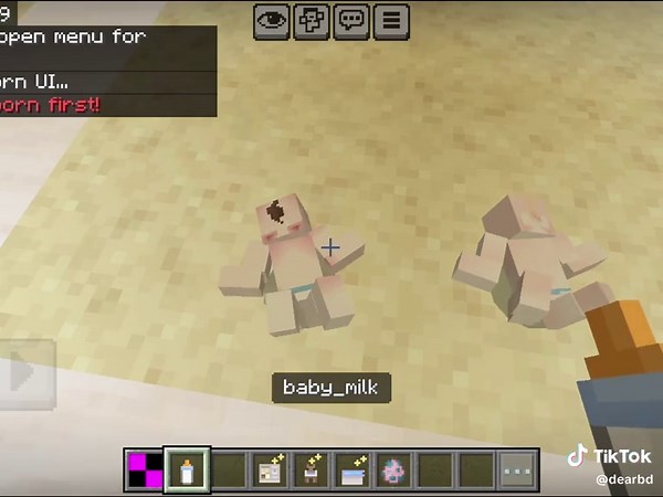 we got baby boy now! #fyp #minecraft #dearfamily #foryou #addons | minecraft
