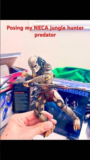 NECA Jungle Hunter Predator Pose test 🔥 #neca #stopmotion #actionfigure #predator #toyphotography