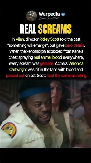 The Alien Scene That Made An Actress Pass Out On Set #shorts