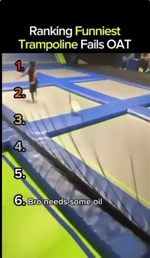 Ranking some of the most funniest Trampoline Fails..😜🥴 #shortvideo #funny #trampoline
