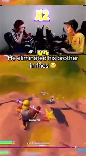 x2 Twins kill each other in FNCS #fortnite #fortniteclips #fncs