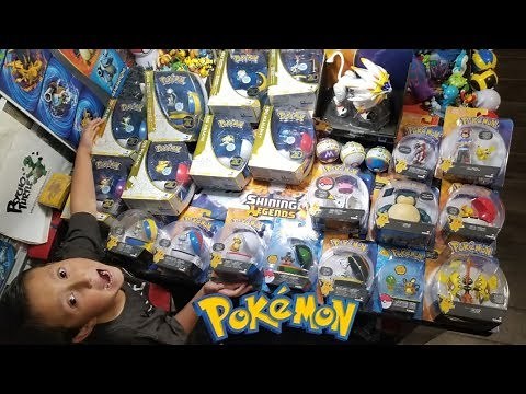 OPENING THE BIGGEST HAUL OF POKEMON TOYS EVER!! HUGE COLLECTION OF TOYS!! NEW REVIEW STATION!!