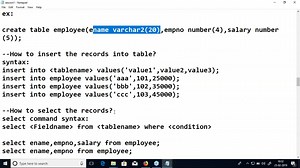2019-02-25 10.25 Oracle SQL PL-SQL Online Sessions