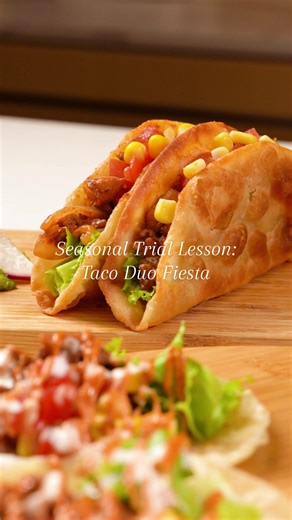 creating two types of taco in two hours? YES, YOU CAN! come to our studio and try the magic 🪄 #abccookingstudioid #taco #cooking #cookingrecipe #masak